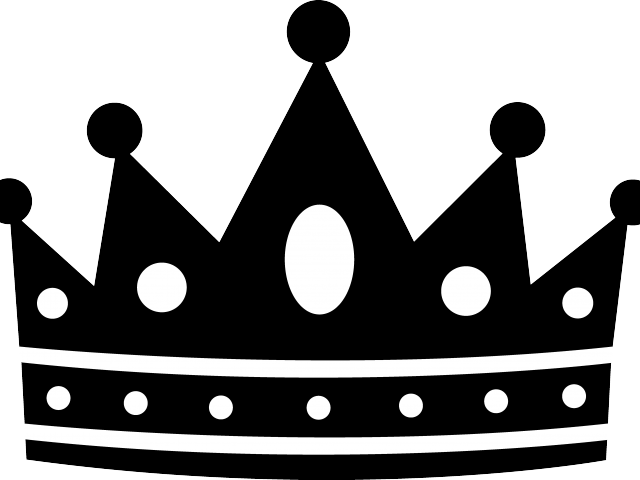 Jpg Royalty Free Library Crown Watercolor Free On Dumielauxepices - King Crown Png Black (640x480), Png Download