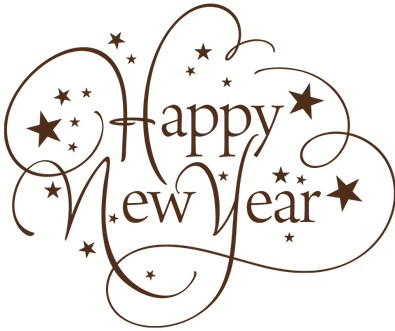Happy New Year Return Address Labels (400x400), Png Download