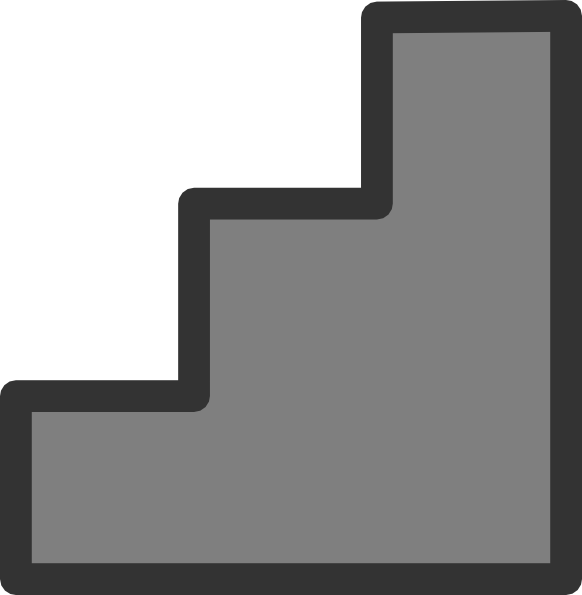 Stairs Grey Clipart Png For Web (582x595), Png Download