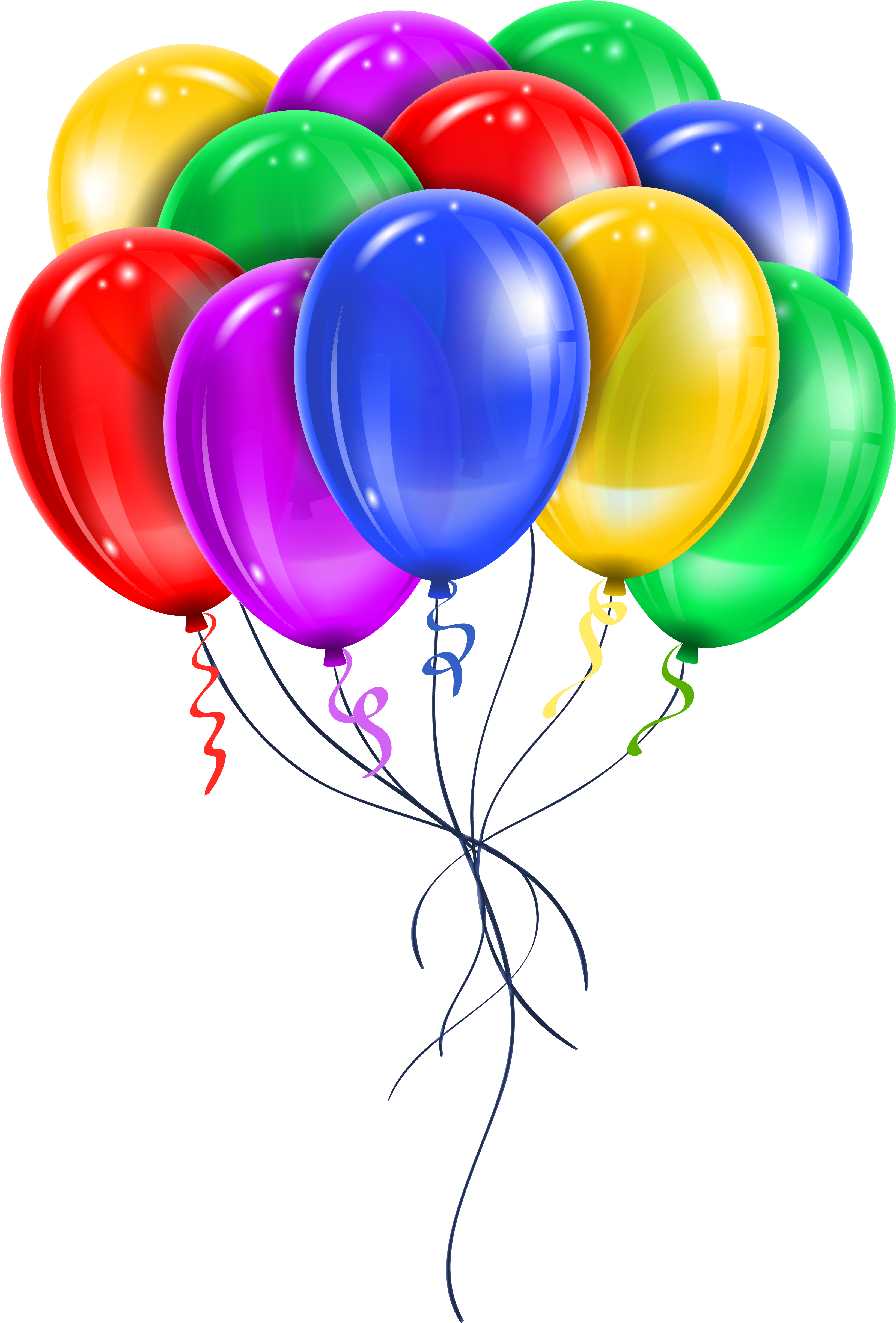 Ballons - Page - Balloon Clipart (3443x5117), Png Download