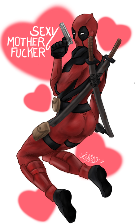 Deadpool - - - Marvel Fan Art By Ilovedean On Tumblr - Imagenes Tumblr De Deadpool (443x750), Png Download