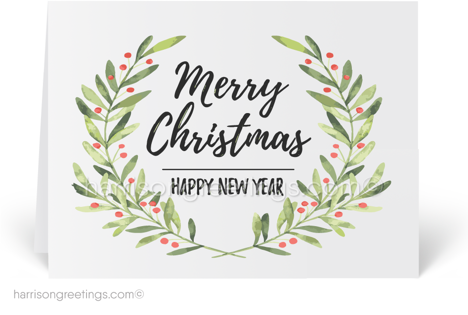 Watercolor Merry Christmas Holiday Cards - Adult Coloring Books Christmas: Easy Christmas Coloring (946x704), Png Download