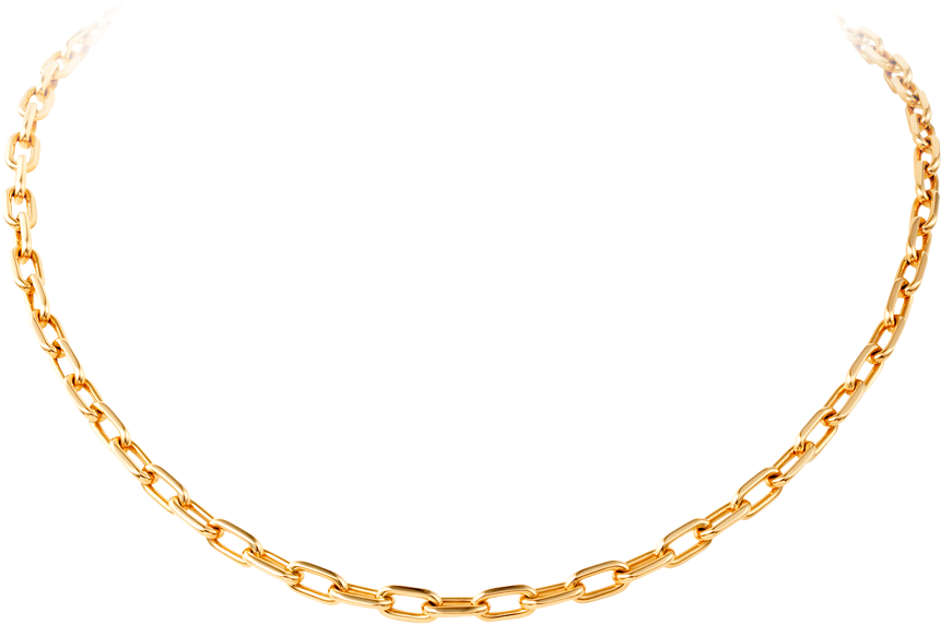 Gold Link Chain Necklace Png - Dây Chuyền Mắt Xích (1000x1000), Png Download