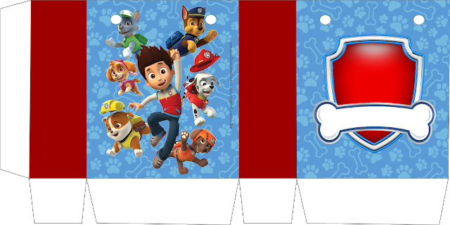 Paw Patrol In Red And Blue, Free Printable Labels - Paw Patrol Pvc Travel Card Wallet Debit Oyster Holder (640x320), Png Download