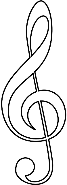 G-nøgle - Clave De Sol Desenho (320x640), Png Download