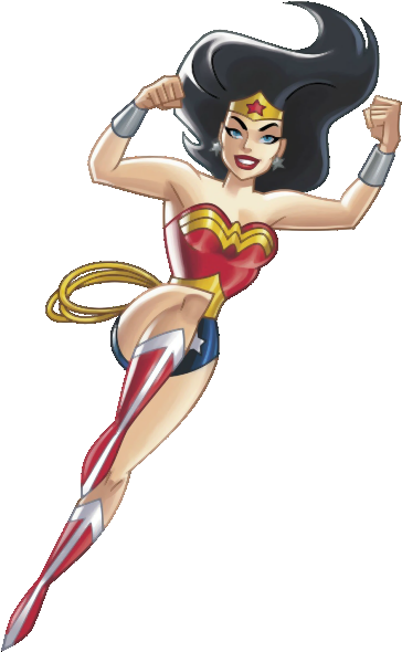 Wonder Woman Dcau 002 - Wonder Woman And The Heroes Of Myth (464x600), Png Download