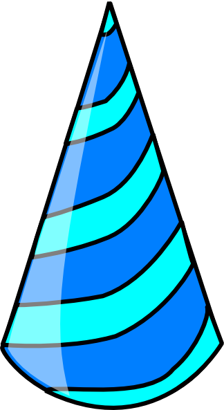 Download Birthday Hat Free Png Transparent Image And - Birthday Hat Png Blue (324x593), Png Download