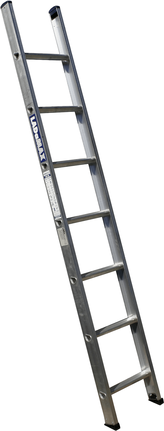 Single Aluminium Ladder Png Stickpng Download - Ladder Png (780x1557), Png Download