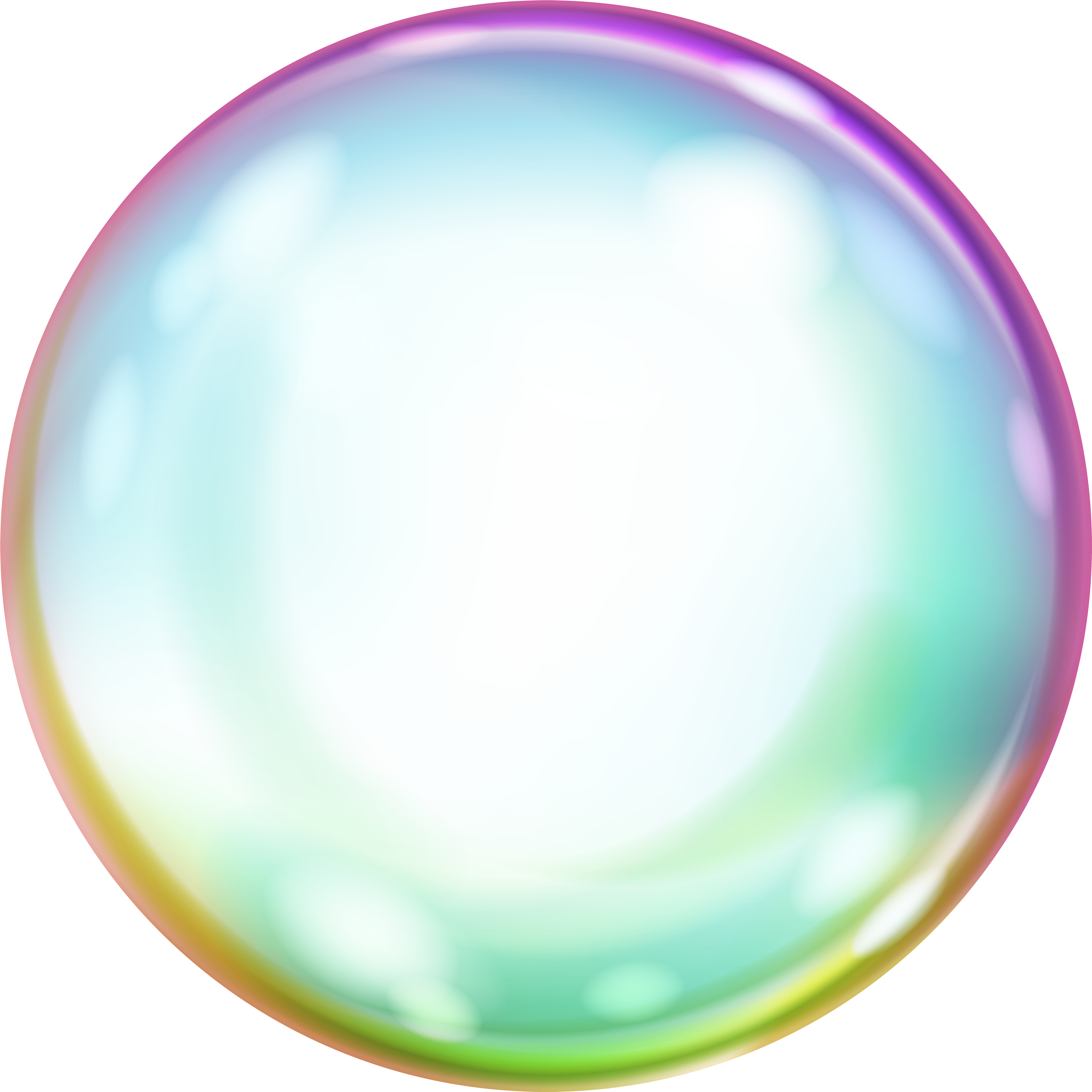 Bubble Sphere Png Clip Art Image - Free Clip Art Bubbles (600x600), Png Download