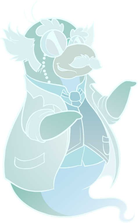 Gariwald Viii Ghost - Gariwald Viii Club Penguin (475x766), Png Download
