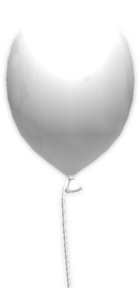 White Balloon - Full Hd Balloon White Png (420x420), Png Download