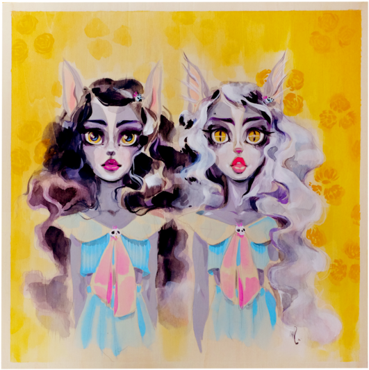 Whitney Pollett "come Play With - Painting (600x570), Png Download