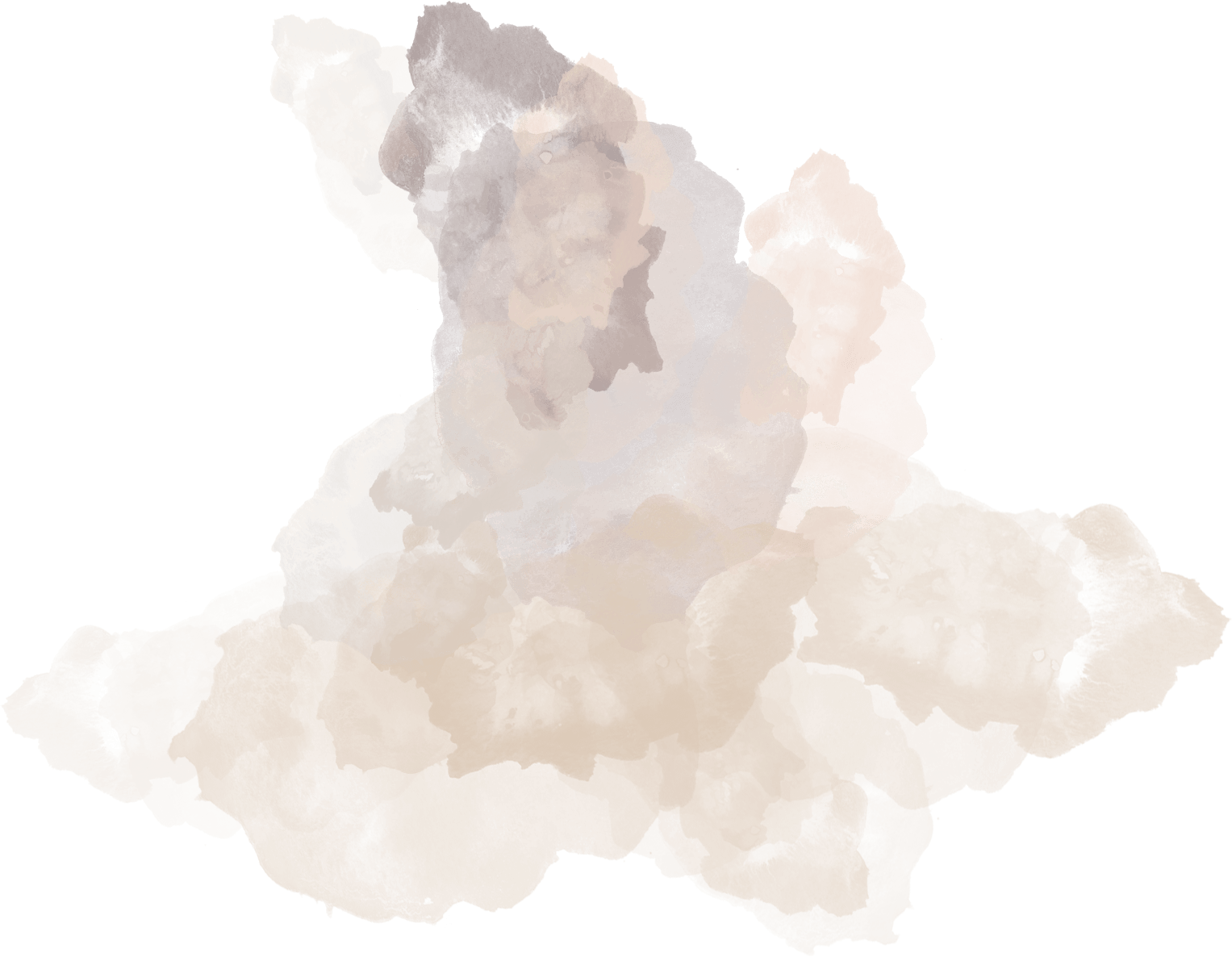 Contact - Water Color Beige Png (1527x1186), Png Download