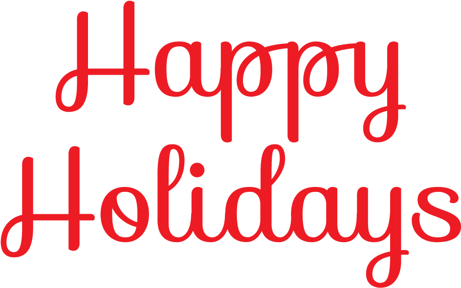 Wall Decal Gallery Happy Holidays Removable Vinyl Decal (1000x617), Png Download