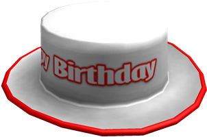 Wide Brimmed Happy Birthday Hat - Birthday Cake (420x420), Png Download