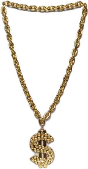 Gangster Gold Chain Png Png Free Download - Gold Chain Gangster Png (600x600), Png Download