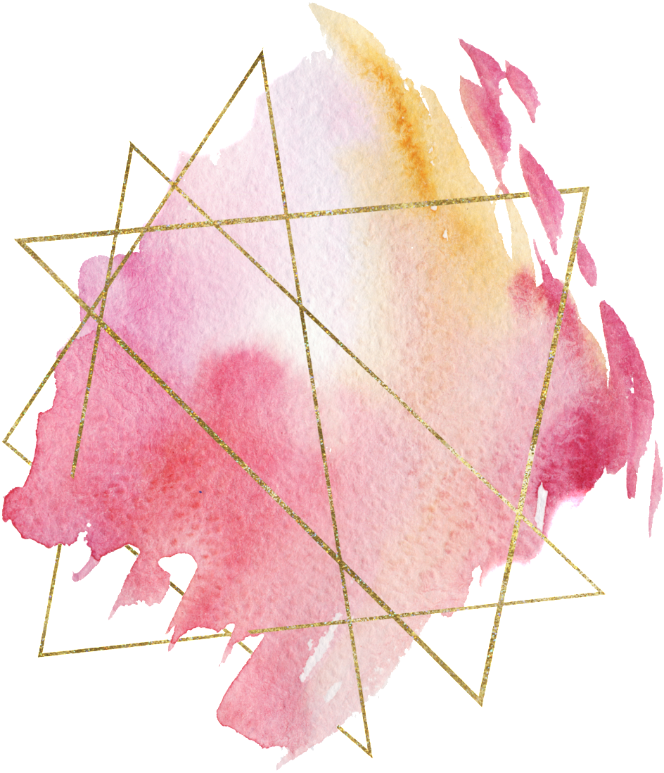 Pink Sunset Watercolor Decoration Vector - Watercolor Painting (1024x1265), Png Download