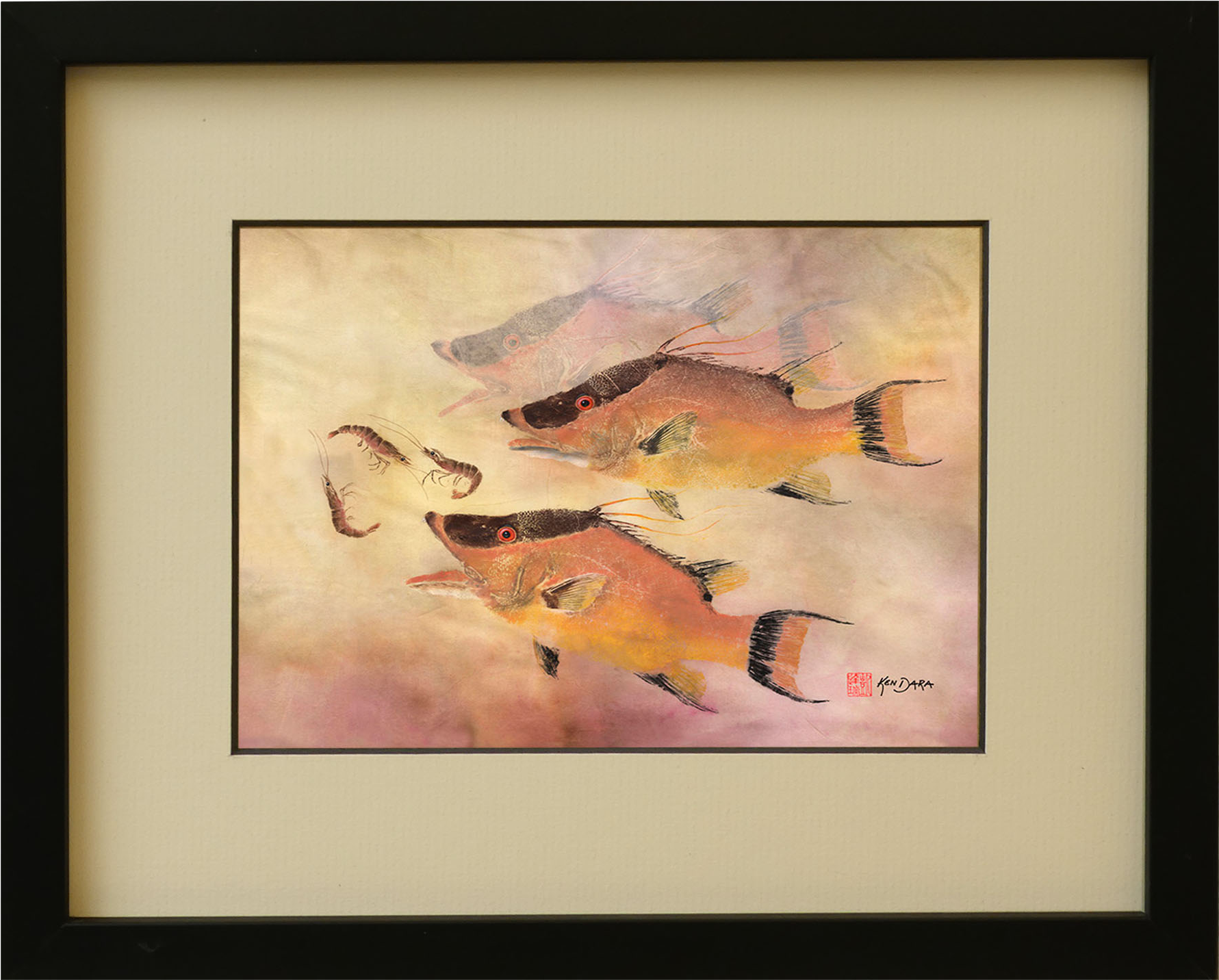 8 X 10 Hog Fish - Painting (2100x1657), Png Download