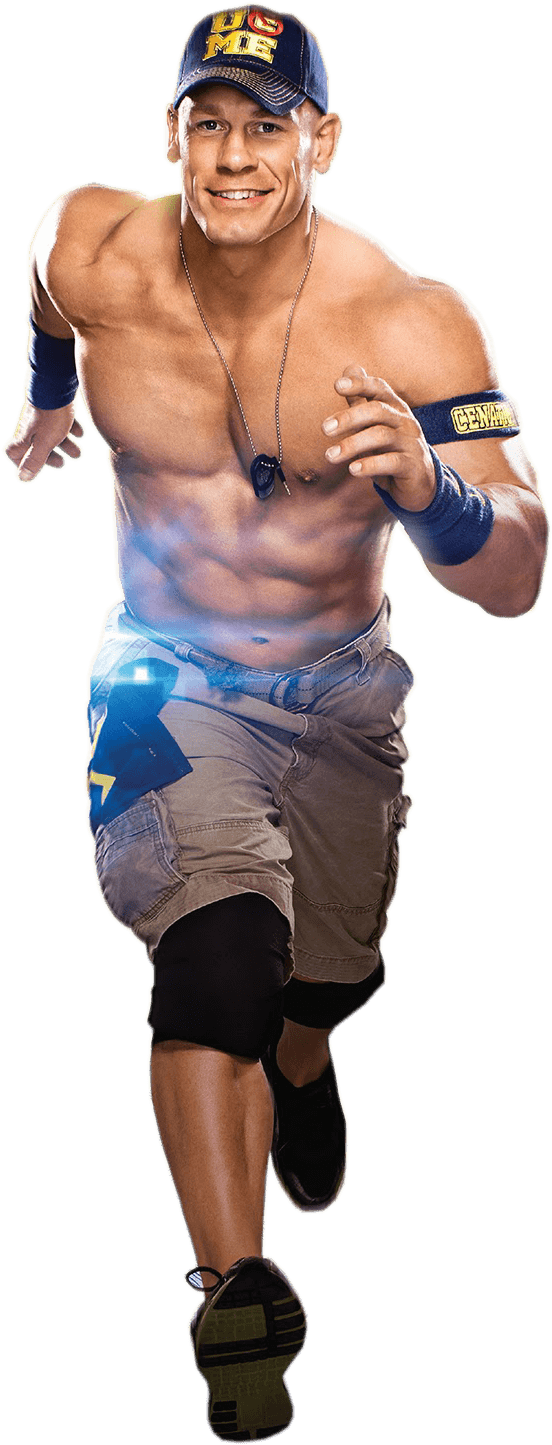John Cena Running Fast - John Cena Transparent Background (1238x1580), Png Download