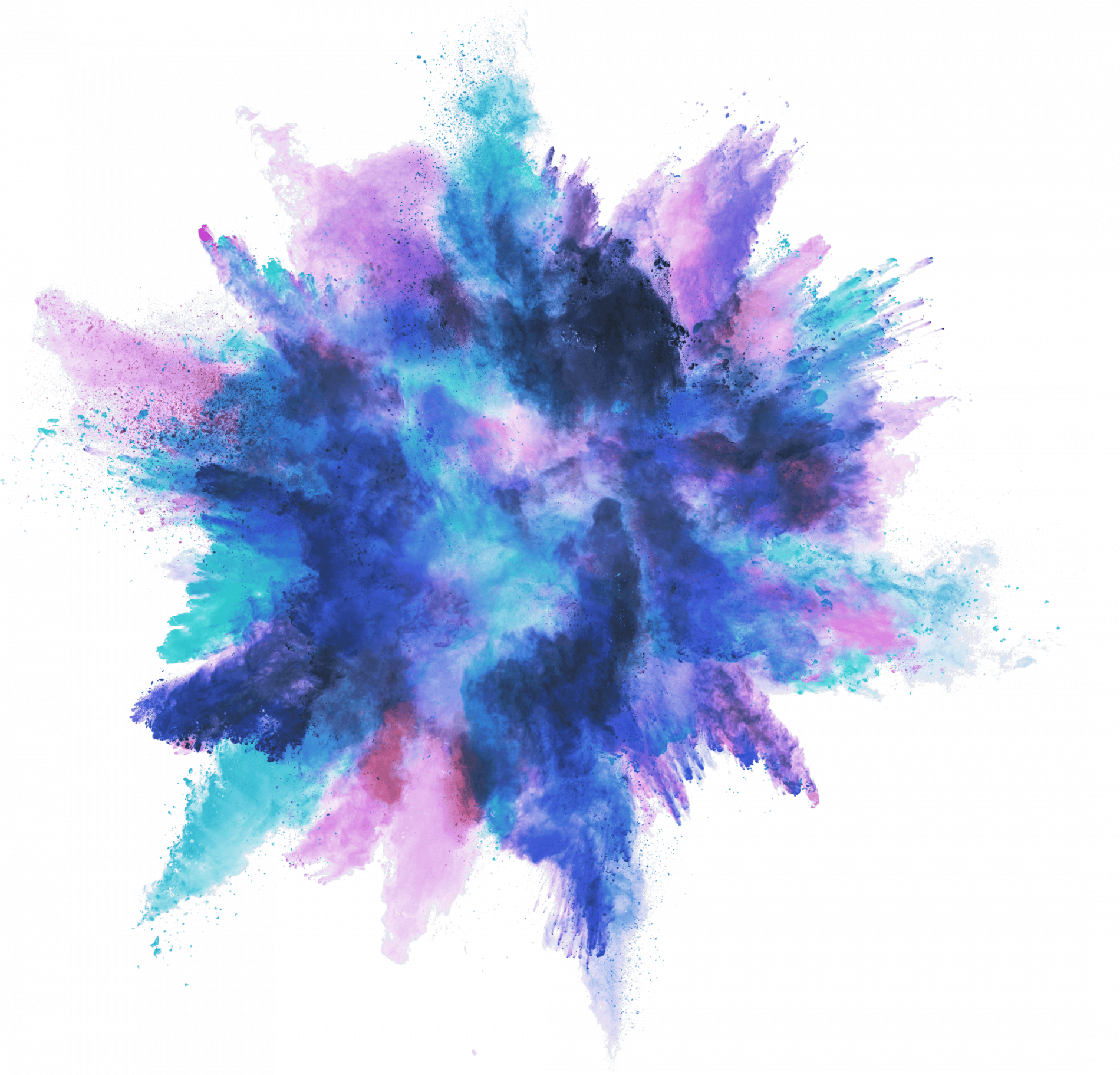 The Perfect Imperfection Of Natural Yarns Gives Merino, - Color Powder Explosion Png (1900x1823), Png Download