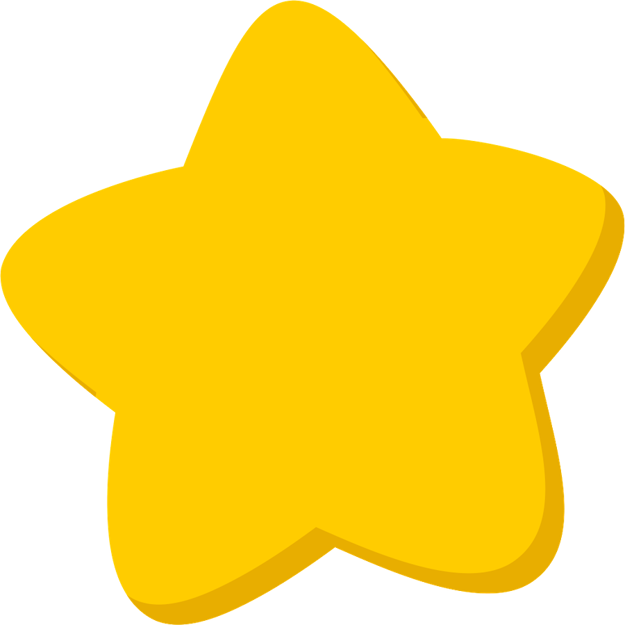 Cute Star Clipart (900x900), Png Download