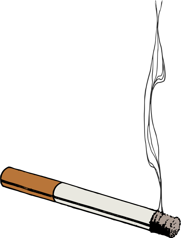 Thug Life Cigarette Png Clipart - Thug Life Cigarette Png (607x800), Png Download