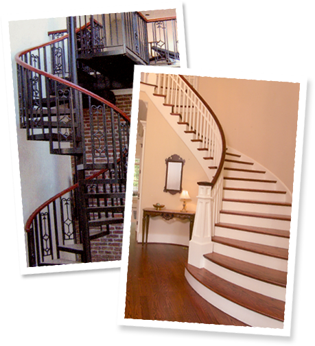 Architectural Staircase & Millwork Is A Leader In Custom-built - Handrail (459x504), Png Download