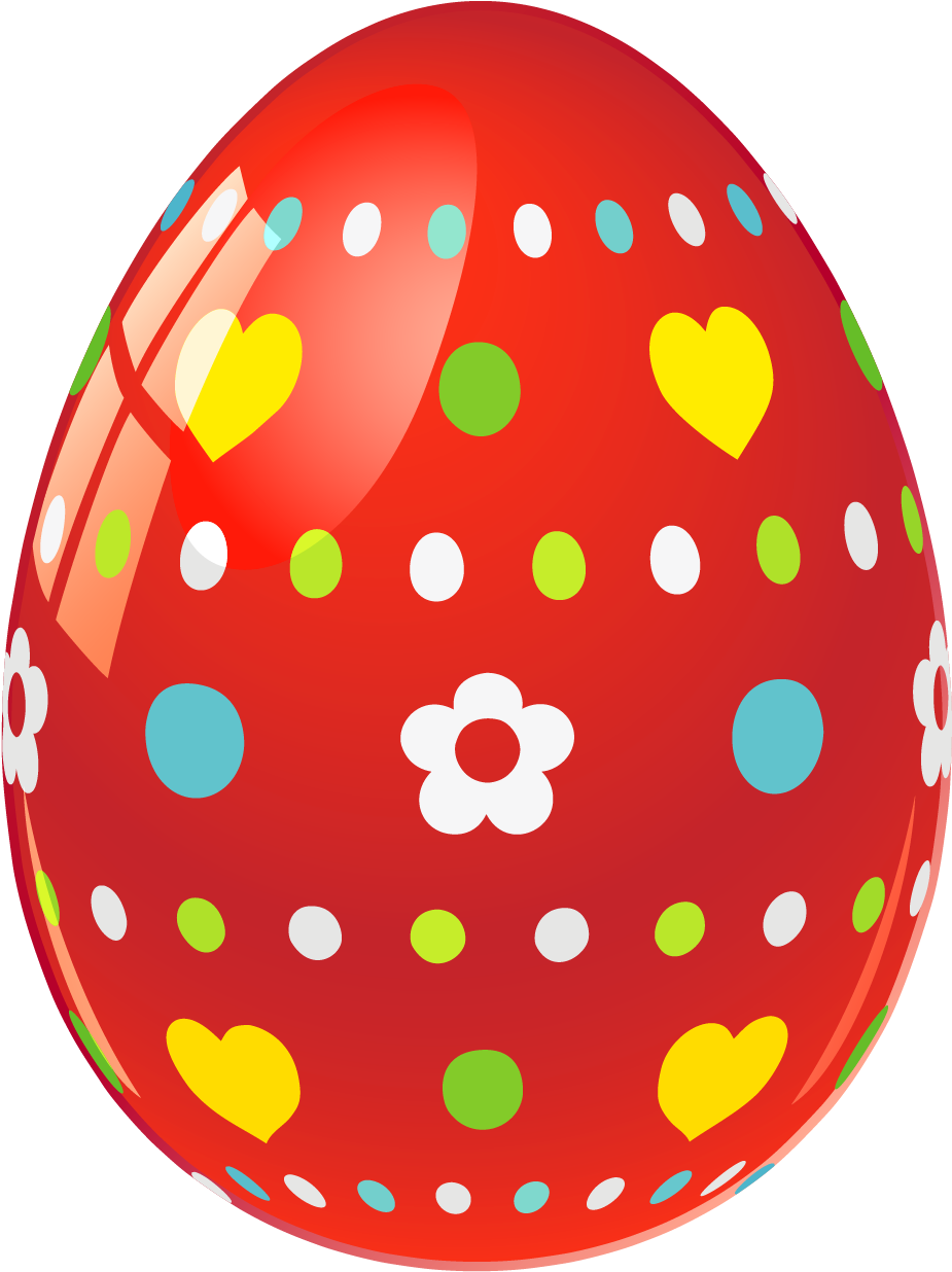 Png Red Egg With - Easter Eggs Png (455x600), Png Download