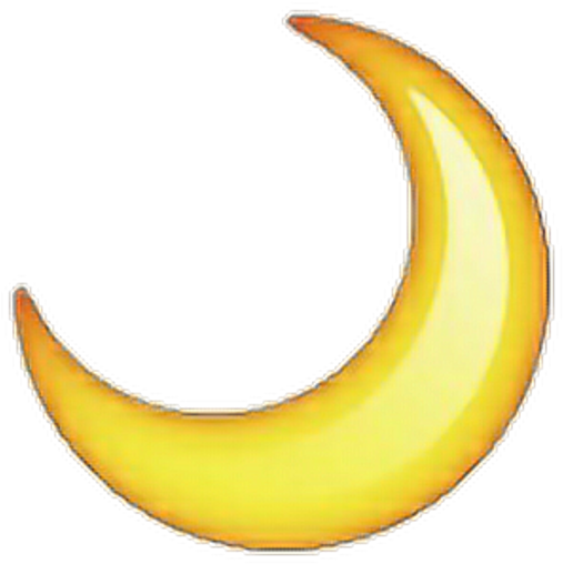 Tumblr Moon Png Svg Freeuse Stock - Overlays Moon (1024x1024), Png Download