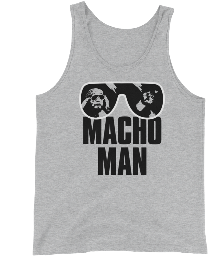 "macho Man" Randy Savage "sunglasses" Unisex Tank - Macho Man Randy Savage Wrestling Legend Sunglasses (900x900), Png Download
