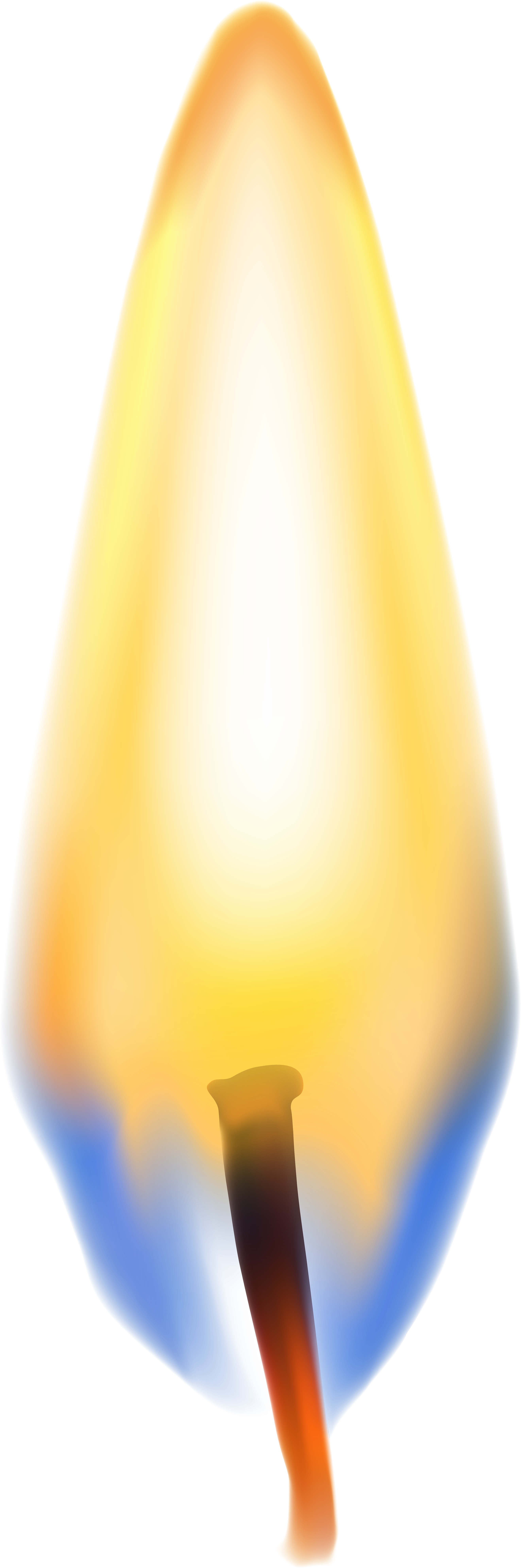 Candle Flame Transparent Background (2777x8000), Png Download