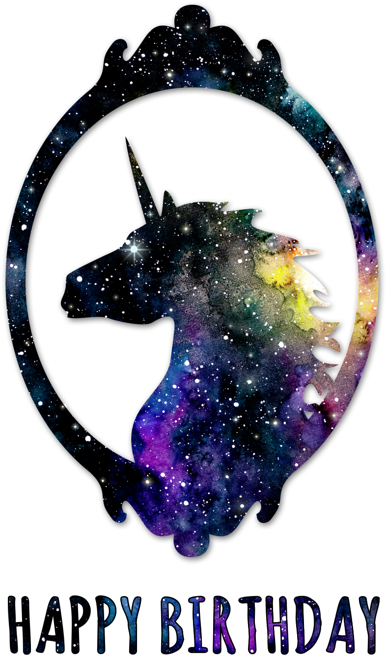 This Graphics Is Hand Painted Starry Unicorn Png Transparent - Imagenes Png De Unicornios (1024x1433), Png Download