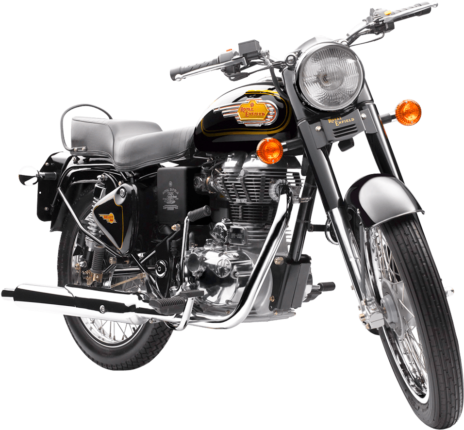 Royal Enfield Bullet 500 Motorcycle Bike Png Image - Royal Enfield Standard 350 Hd (500x471), Png Download