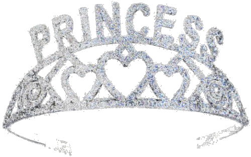 Forum Novelties Princess Glitter Tiara (500x312), Png Download