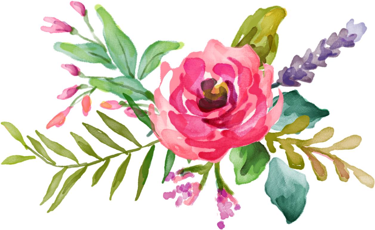Antlers And Flowers Png Free Picture Transparent Download - Flower Png (600x429), Png Download