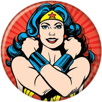 Comics And Fantasy - Comic Wonder Woman Png (412x445), Png Download