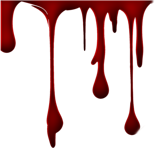 Images Free Download Splashes - Blood Drip Png (1024x819), Png Download