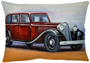 Car, Retro, Watercolor Background, Paintings Throw - Watercolor Painting (400x400), Png Download