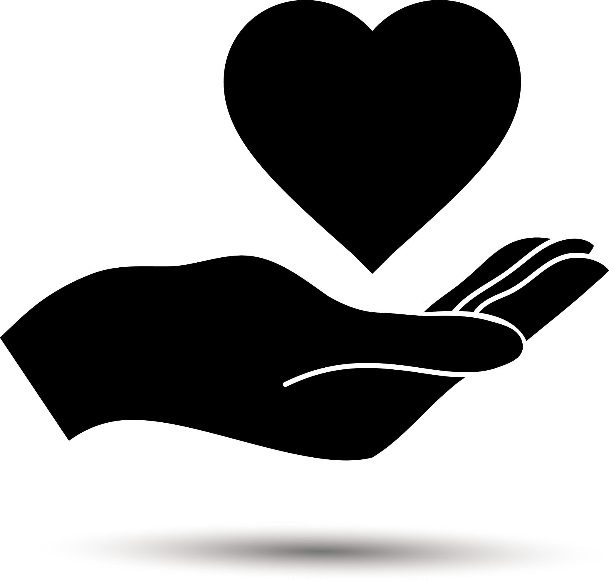 Banner Freeuse Download Hand Logo Love Silhouette Transprent - Человек Получит Только То К Чему Он Стремился (2073x1972), Png Download