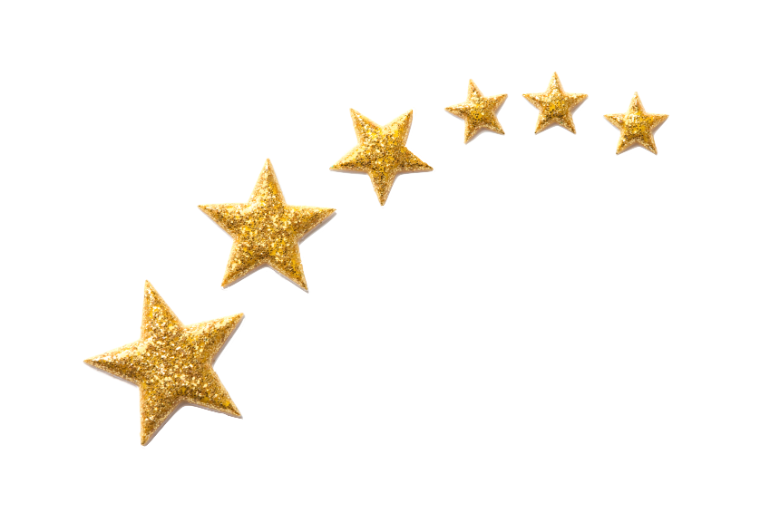 Picture Of Stars For Esthetics Training No Background - Stars With No Background (849x565), Png Download