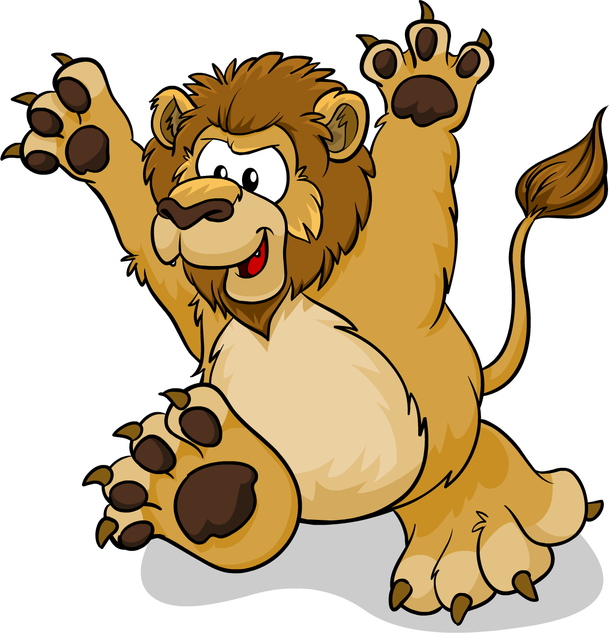 News 338 Featurestory Lion - Kids Cute Cartoon Lion Roaring T-shirt - Mens Kids (1248x1299), Png Download