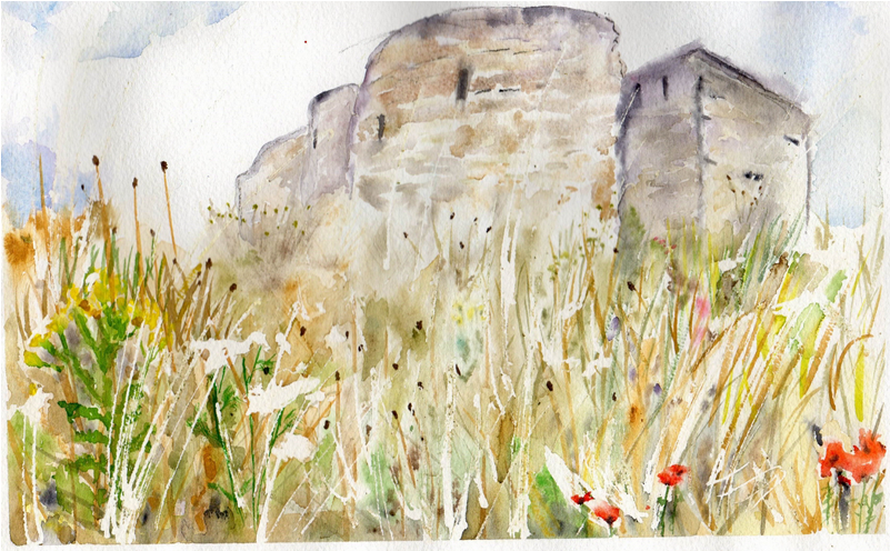 Original Watercolour - Flower (800x800), Png Download