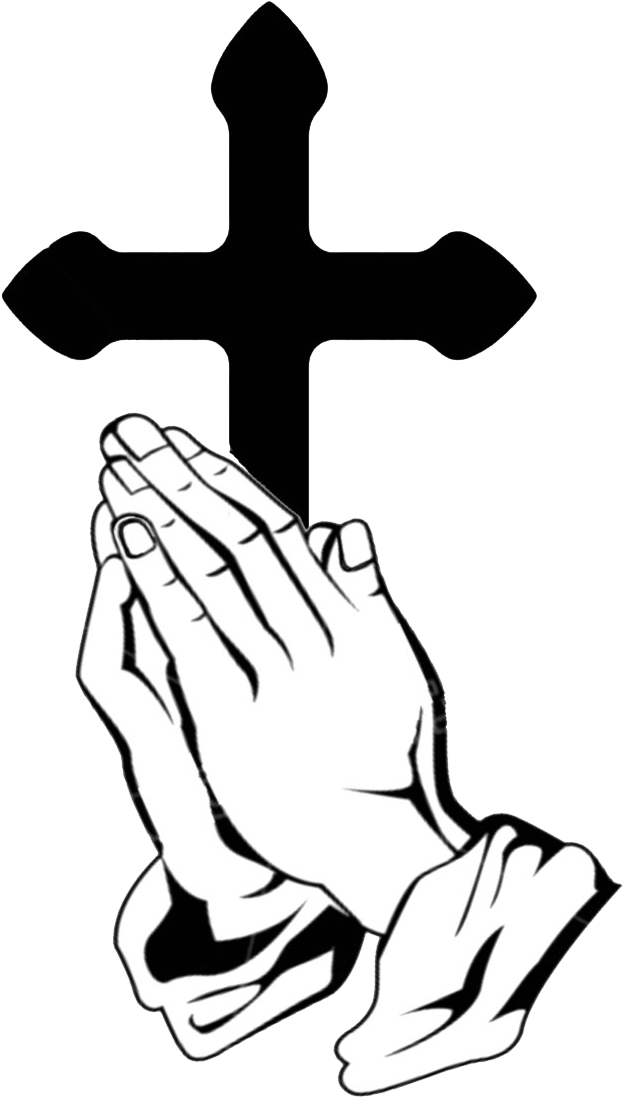 Praying Hands Prayer Can Truly Change Your Life - Cross And Praying Hands (660x1125), Png Download