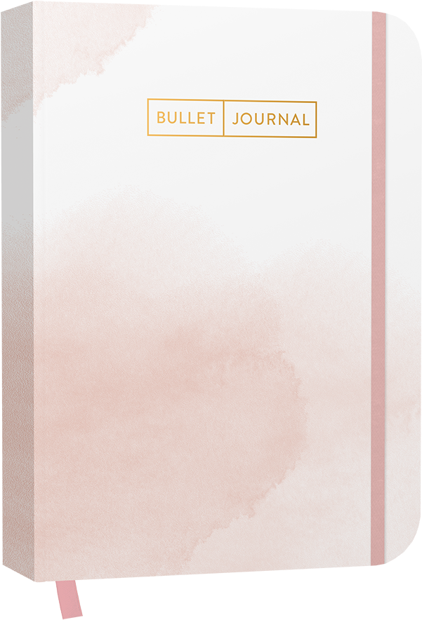 Bullet Journal "watercolor Rose" - Wood (600x898), Png Download