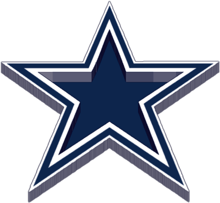 Dallas Cowboys Star - Dallas Cowboys Logo Transparent (465x420), Png Download