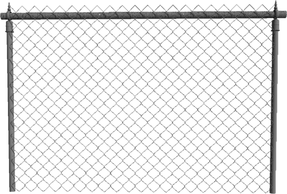 Chain Link Fence Png - Chain-link Fencing (570x387), Png Download