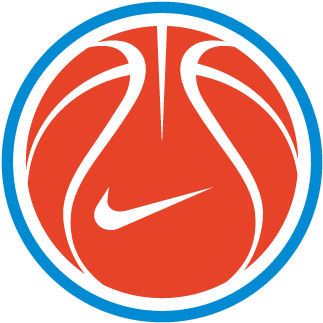 Nike Ball Vector Logo - Red Nike Basketball Logo (400x400), Png Download