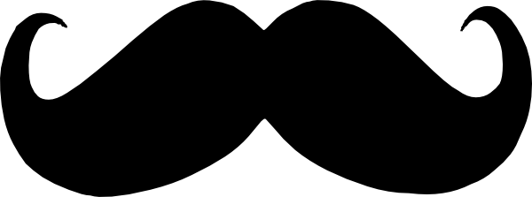 Mustache Png (600x223), Png Download