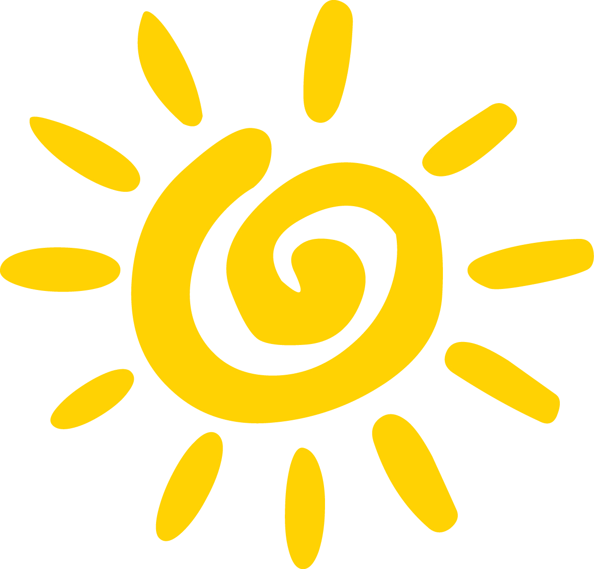 Sun Cartoon Png - Sun Clip Art (1199x1148), Png Download