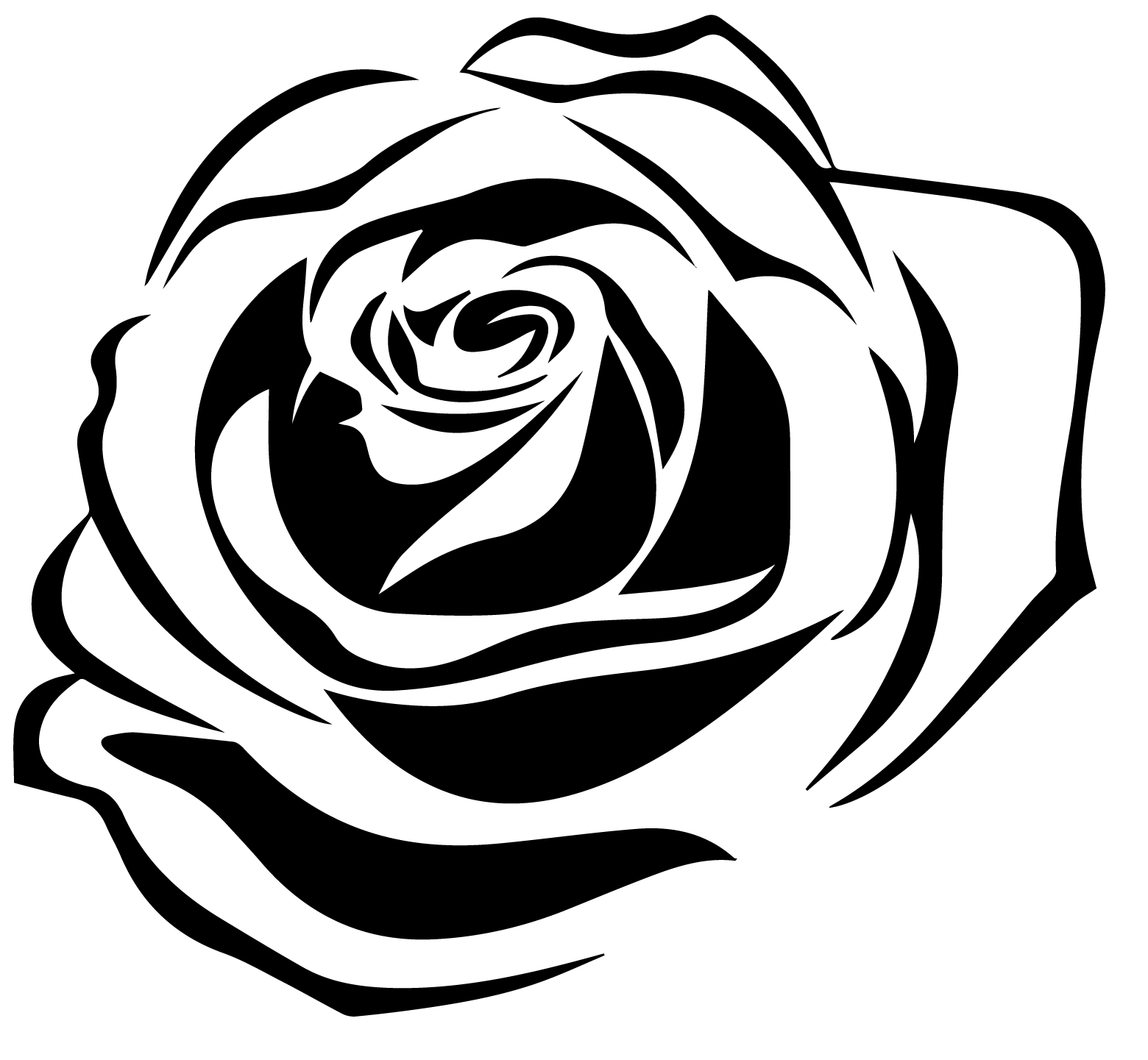 Image Purpose Singles Sticker Graphic - Rose Silhouettes (2048x2048), Png Download